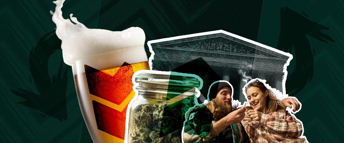 Impact van Cannabislegalisering op de Alcoholindustrie: Verkoop en Trends Onderzoek de impact van cannabislegalisering op de verkoop en consumptie van alcohol. Onderzoek toont een vermindering van de bier- en alcoholverkoop in gebieden met legale cannabis. Is marihuana een bedreiging voor de alcoholindustrie?