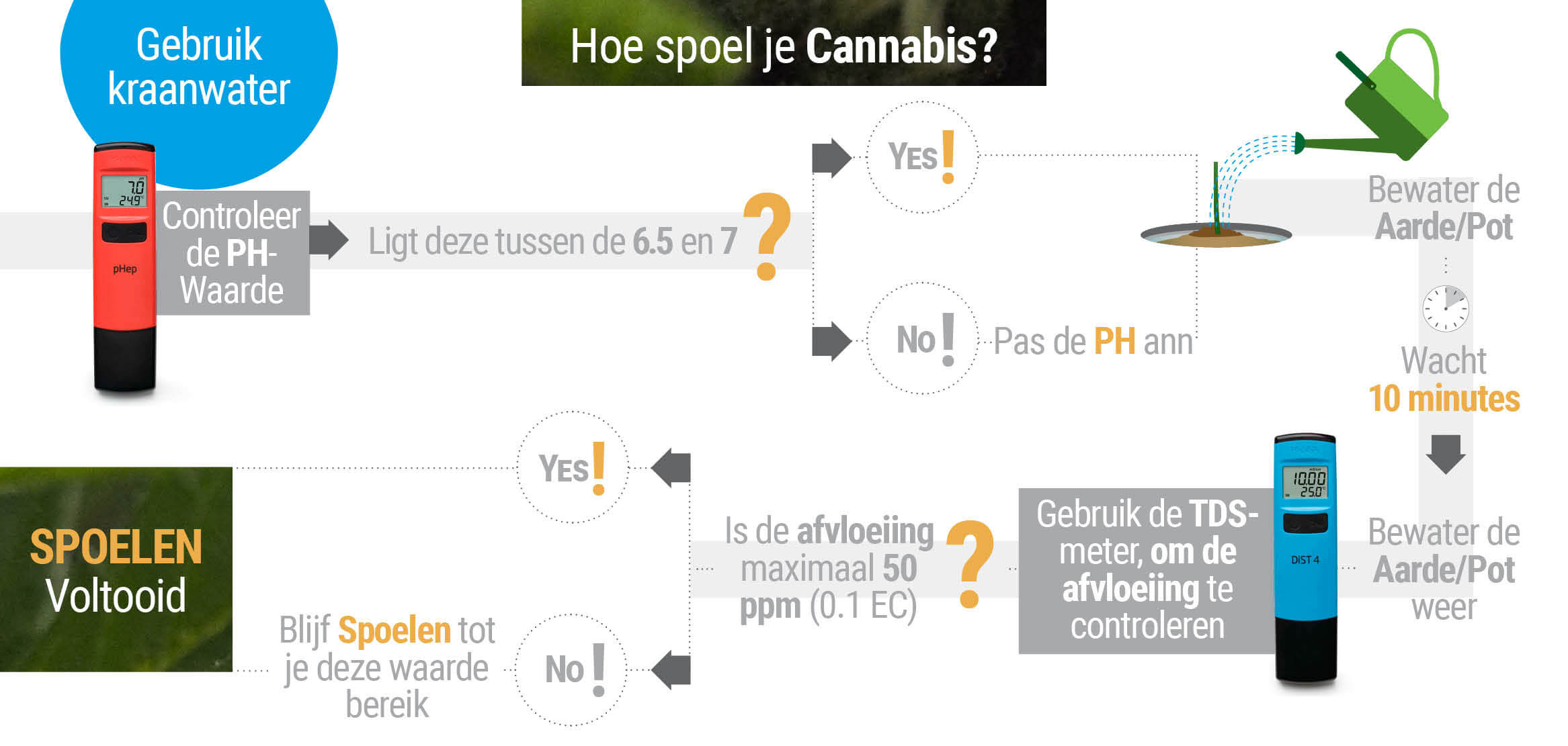 Hoe en Wanneer Je Marijuana Planten Kunt Spoelen Hoe en Wanneer Je Marijuana Planten Kunt Spoelen