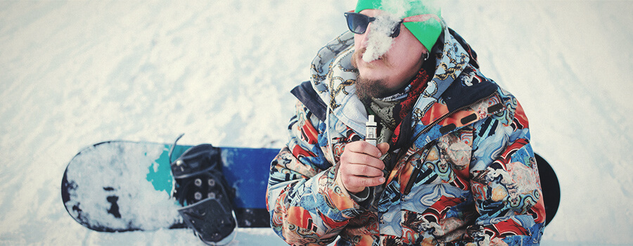 Snowboarden en cannabis