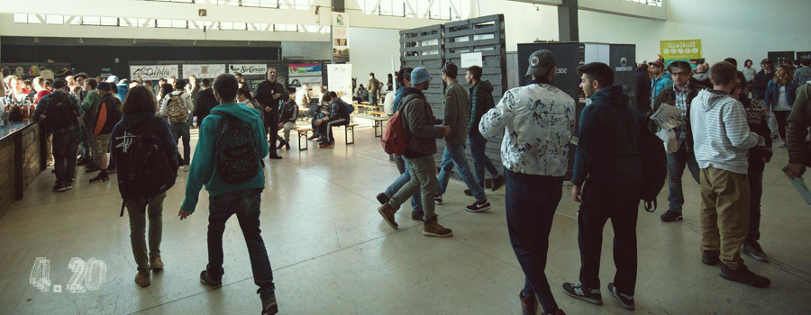 Hemp Fest Milan 2017 binnen-