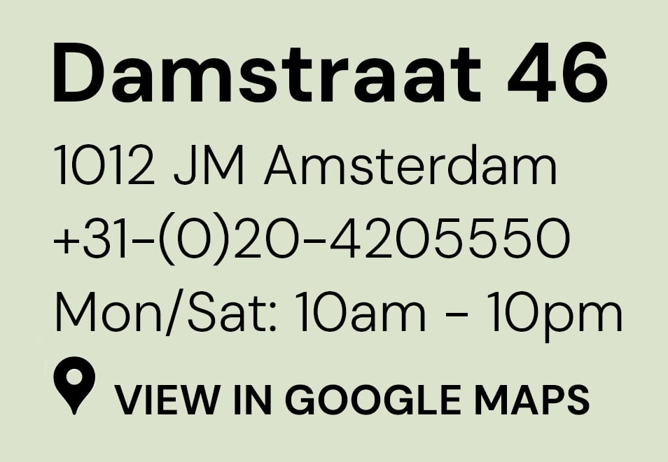 RQS Damstraat 46, 1012 JM Amsterdam Google Maps Link