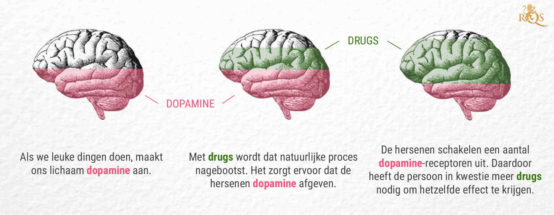 Wat is de link tussen wiet en dopamine?