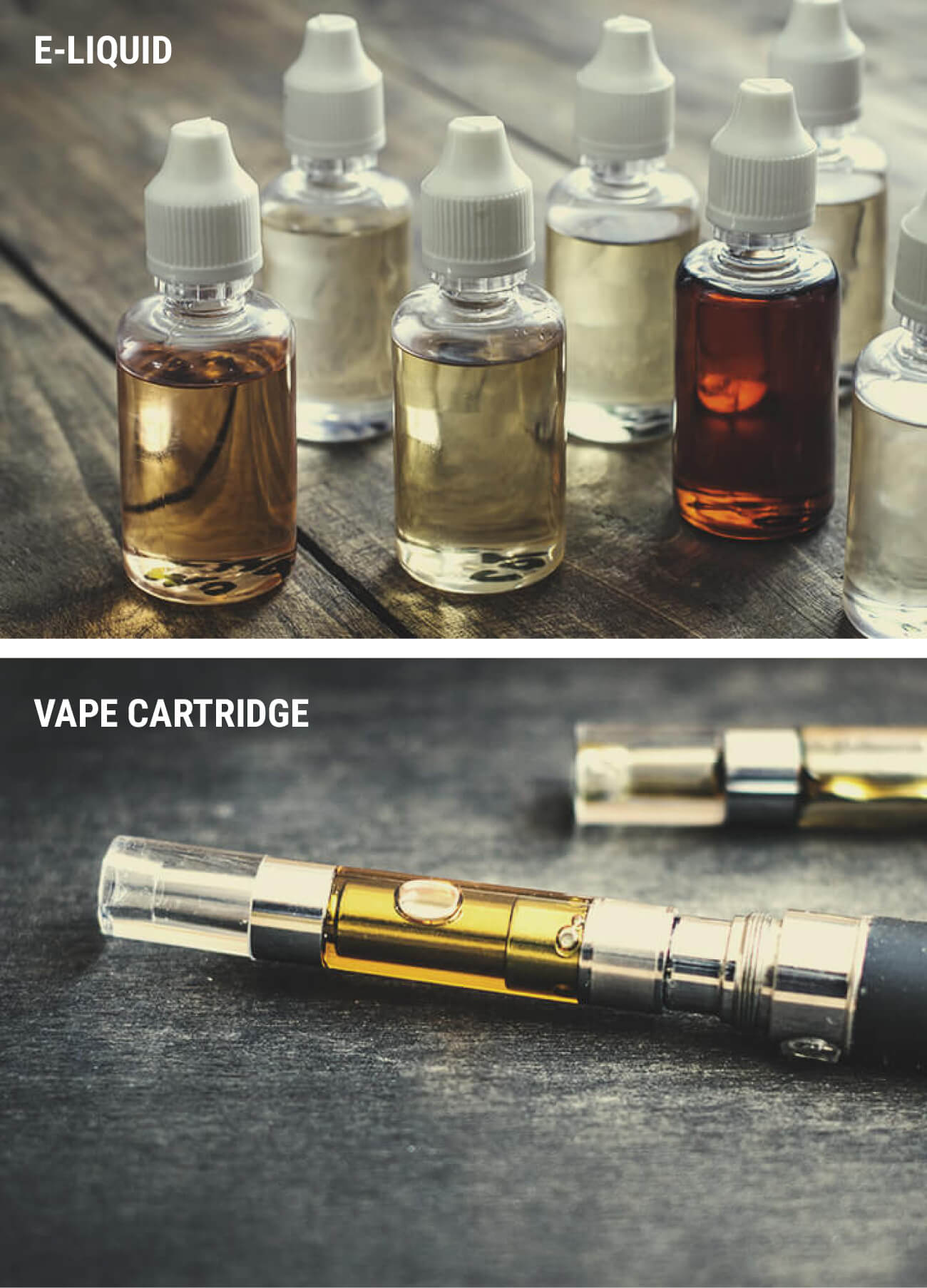 THC en CBD E-liquid versus Cartridges THC en CBD E-liquid versus Cartridges