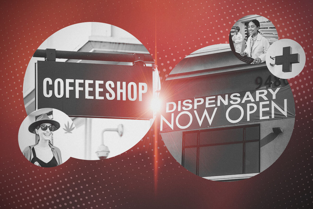 Wat zijn de verschillen tussen coffeeshops en dispensaria? 
