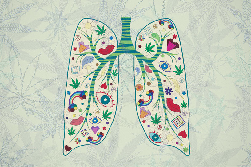 Hoe beïnvloedt wiet je longen?